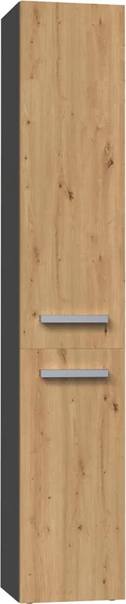 Nel IV fürdőszoba szekrény, antracit-tölgy