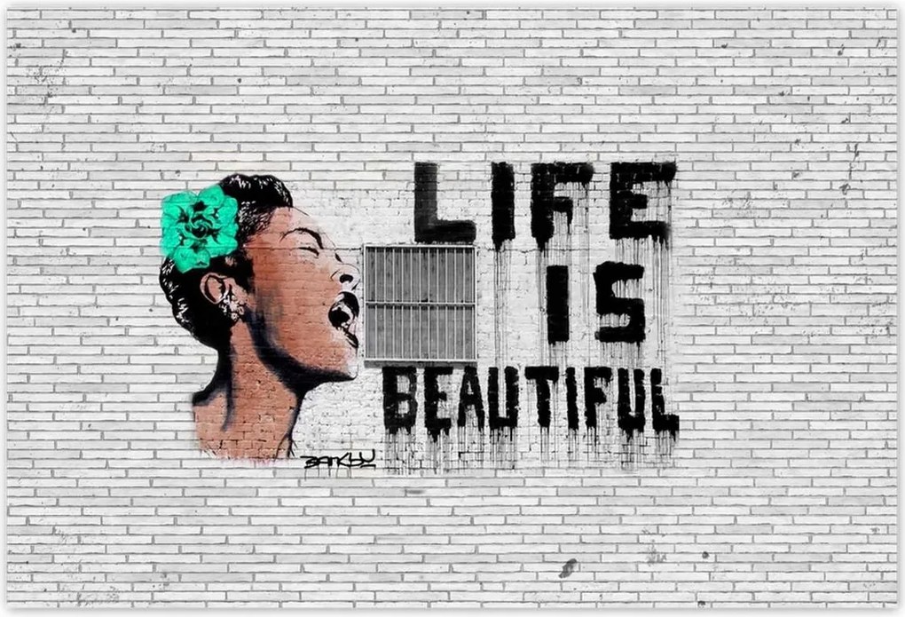 Poszterek 155x105 Banksy Life is beautiful