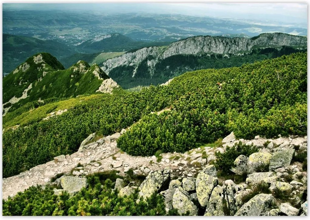 Poszterek 100x70 Tátra Lengyel hegyek Kilátás
