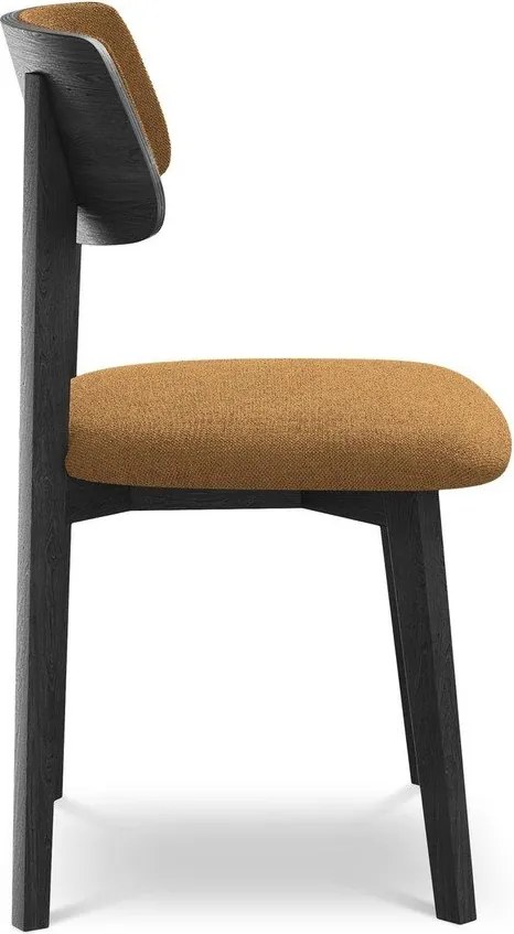 Terrakotta színű tömörfa étkezőszék Niu – Makamii