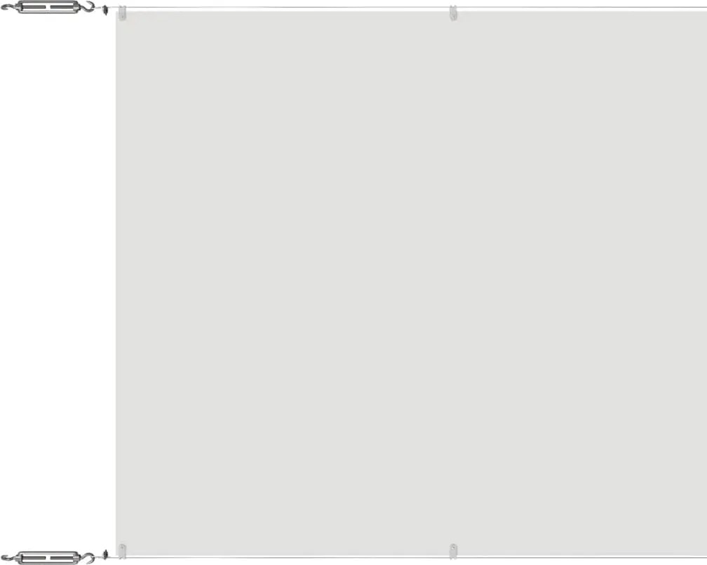 vidaXL fehér oxford-szövet függőleges napellenző 100 x 1200 cm