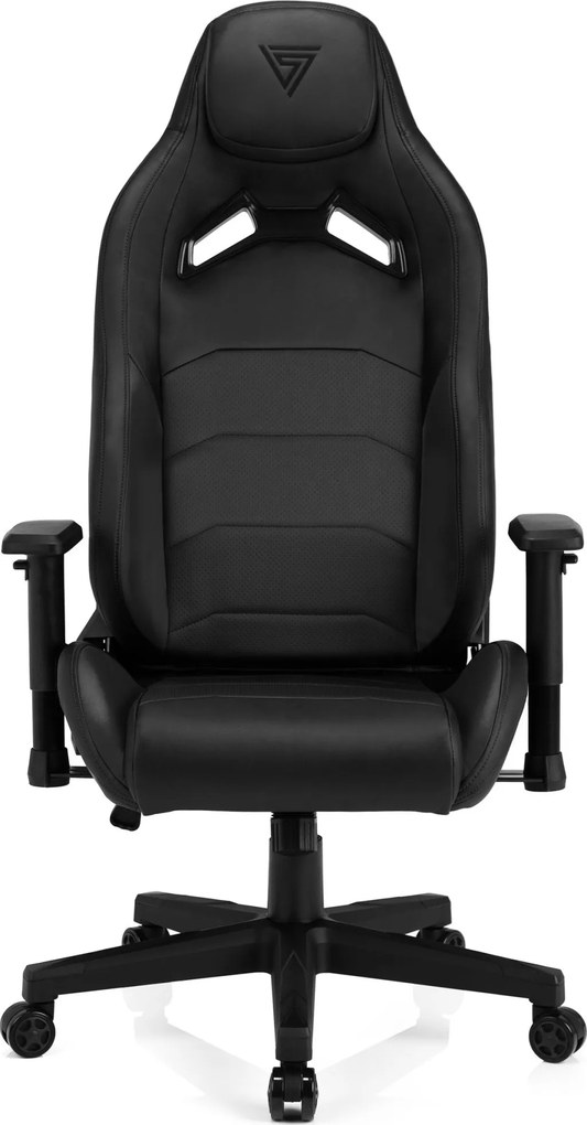 Gamer szék SENSE7 Vanguard- műbőr, fekete