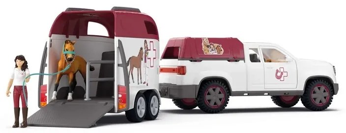 Schleich 42704 Mobil állatorvos pótkocsival