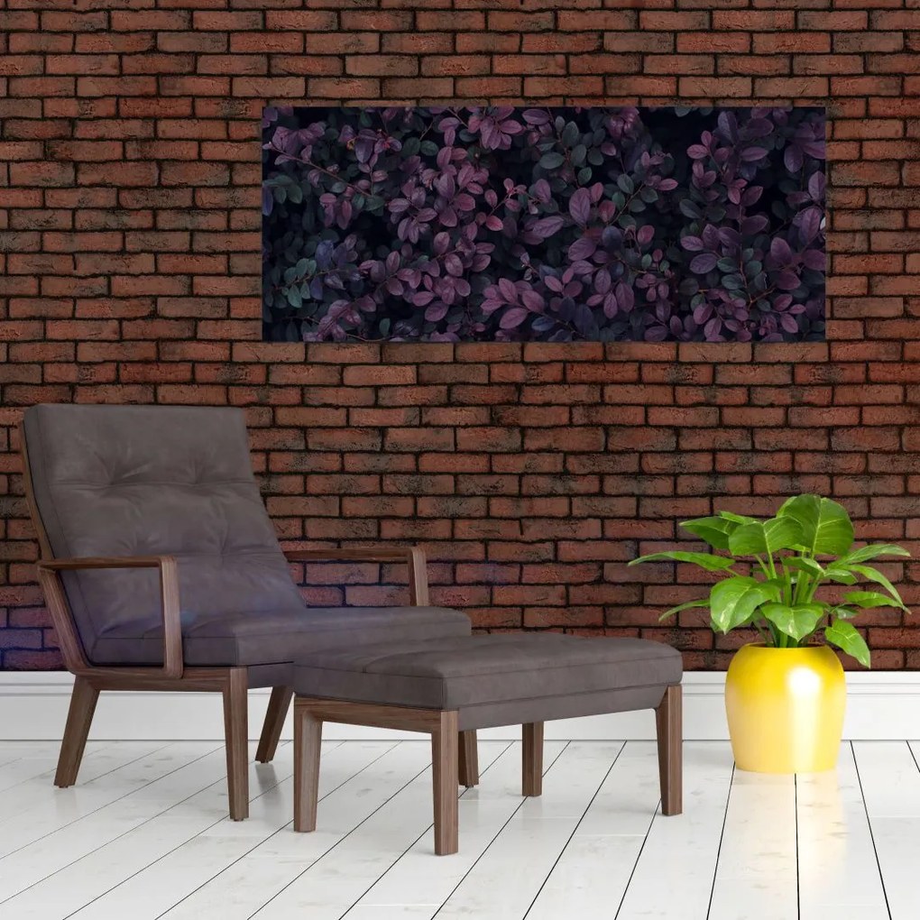 Sötétvörös levelek képe (120x50 cm)