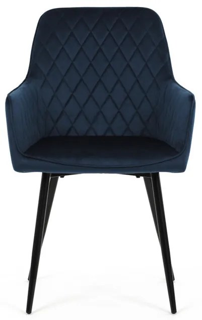Kék Bársony Étkezőszék. DCH-215 BLUE4