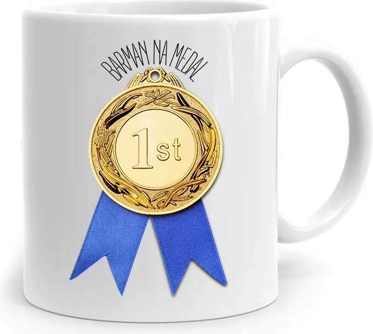 Ajándék Bögre Csaposnak Csapos Érem Nyomtatott Fényképpel