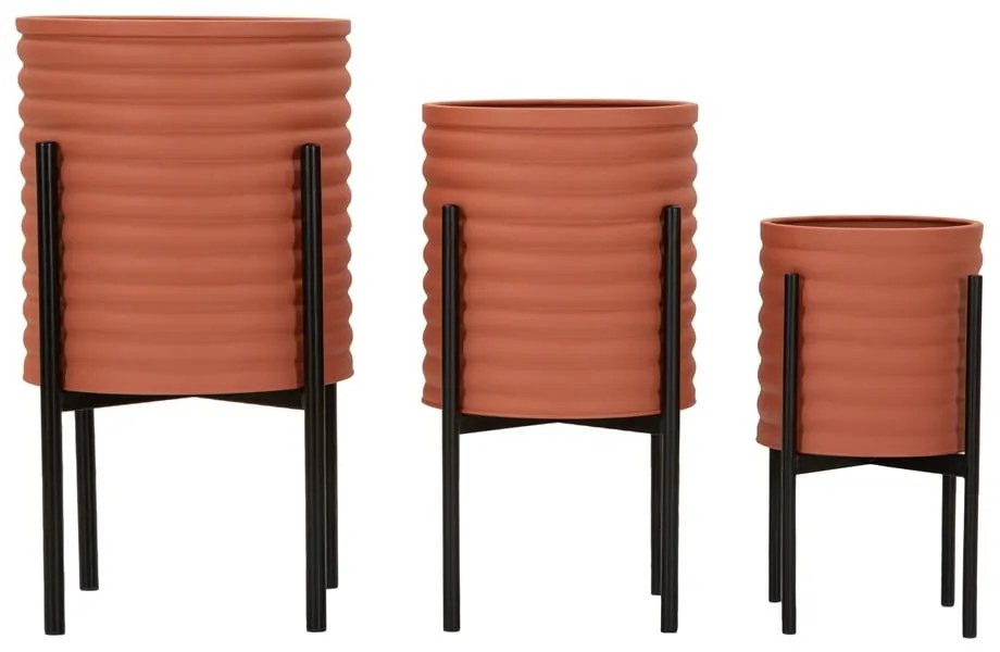 Fém kaspó szett 3 db-os ø 36 cm Milly – Mauro Ferretti