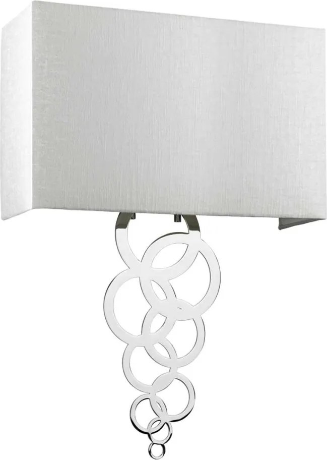 Elstead Lighting Rosa ROSA-LARGE-PC Fali lámpa 2x60W/E27