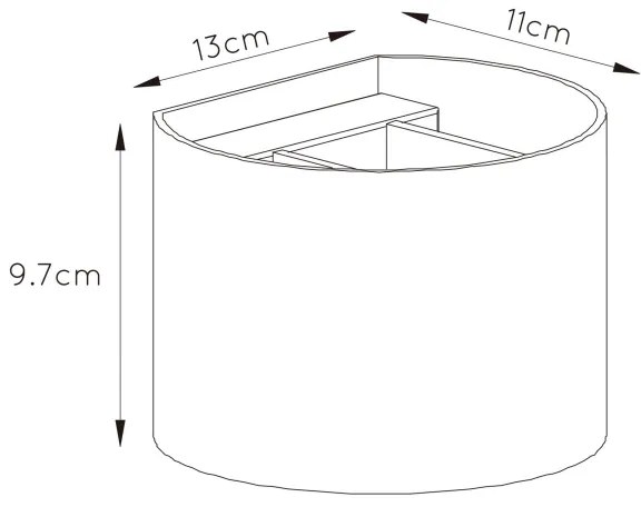 Lucide 09218/04/97 - LED fali lámpa XIO 1xG9/4W/230V barna