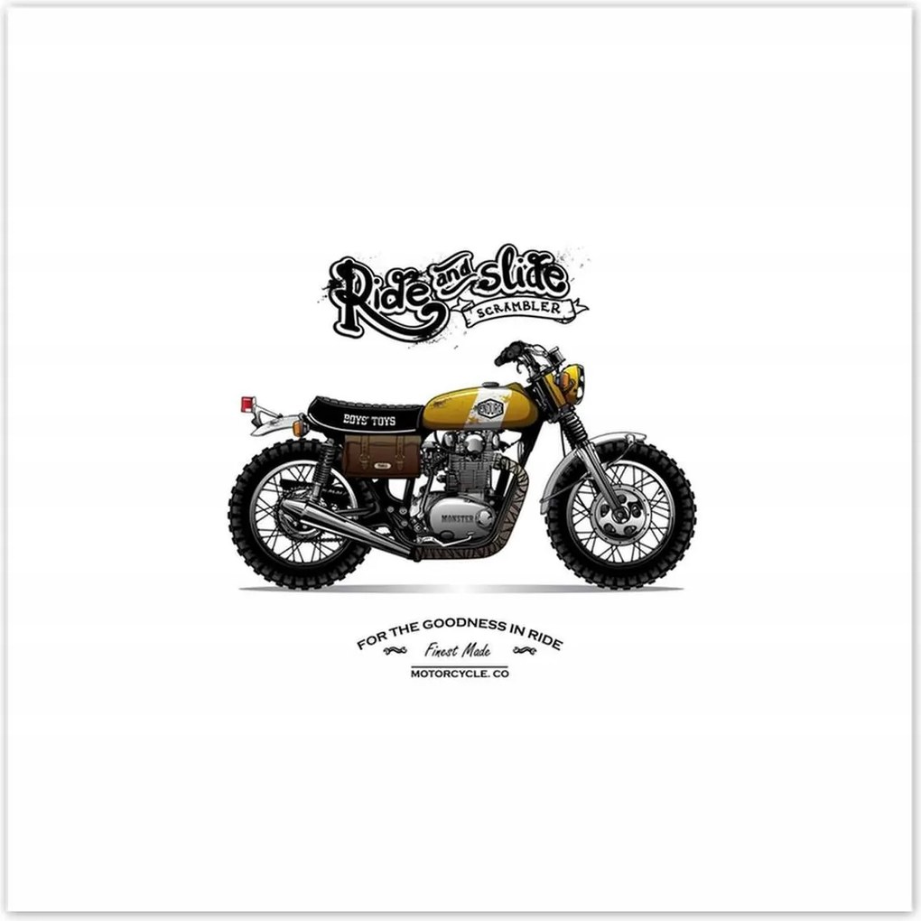 Poszterek 140x140 Motorkerékpár Antik Vintage