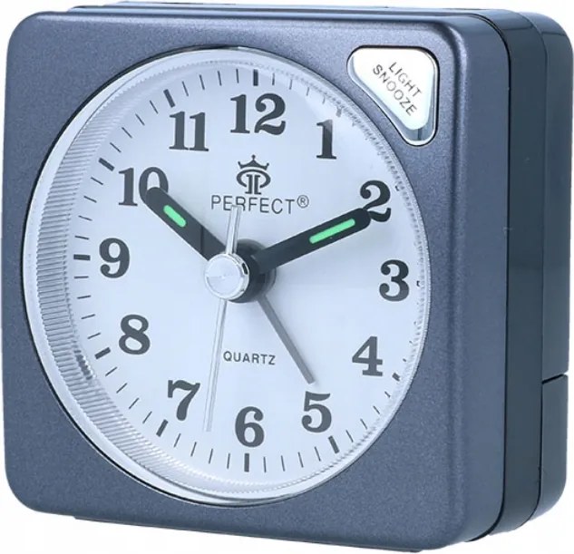 Kvarc ébresztőóra Perfect A212 C2 Grafit
