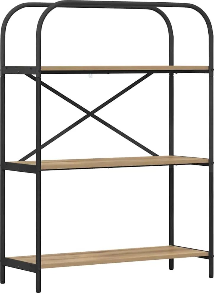 vidaXL Könyvespolc Artisan tölgy 80 x 30 x 109 cm Faanyag