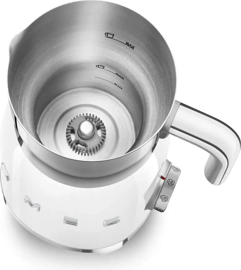 Fehér elektromos tejhabosító Retro Style – SMEG