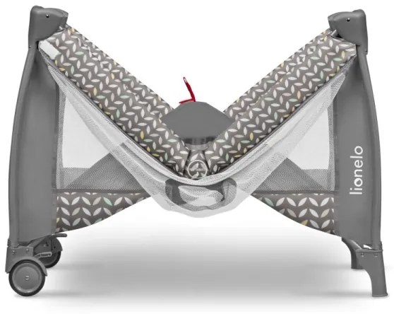 Lionelo - Utazóágy SVEN PLUS szürke