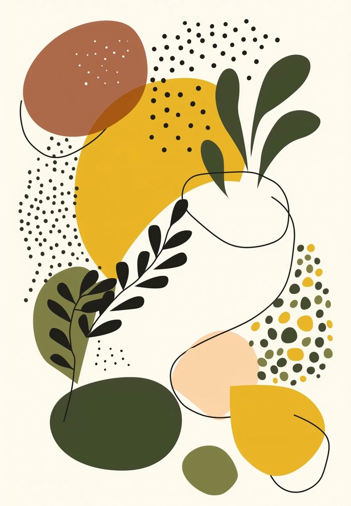 Poszter 68x98cm Botanikai impressziók