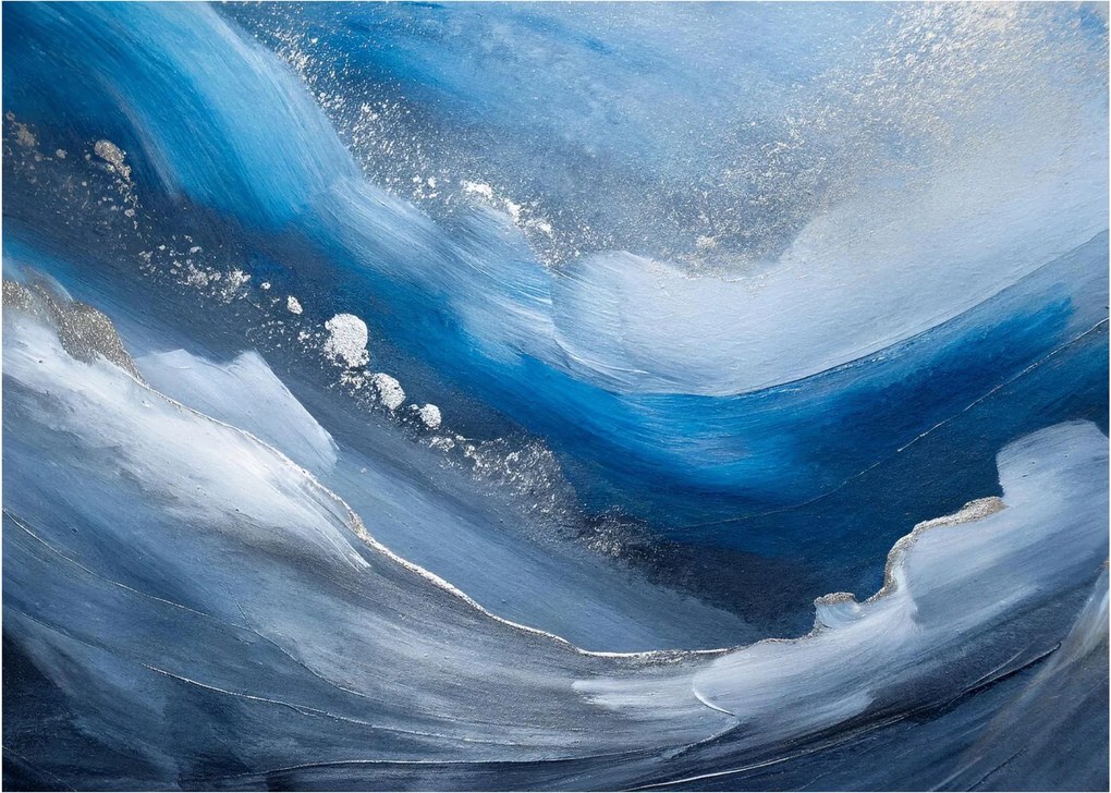Üveg kép - Az óceán elvonása (70x50 cm)