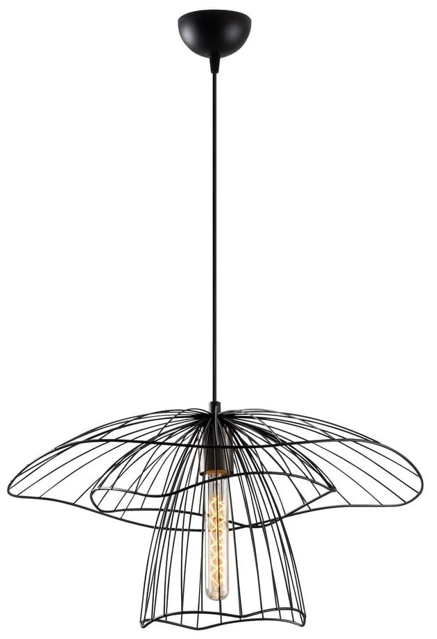 Fekete függőlámpa ø 50 cm Tel – Opviq lights