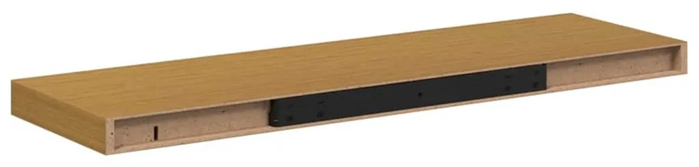 Falpolc Falra szerelhető 2 pcs Bézs 90 x 23,5 x 4 cm Faanyag