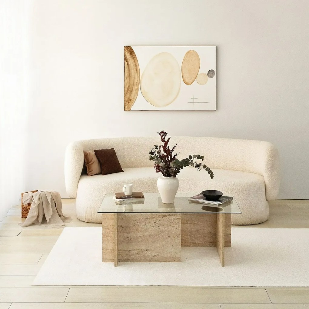 New Escape Travertine konferenciaasztal