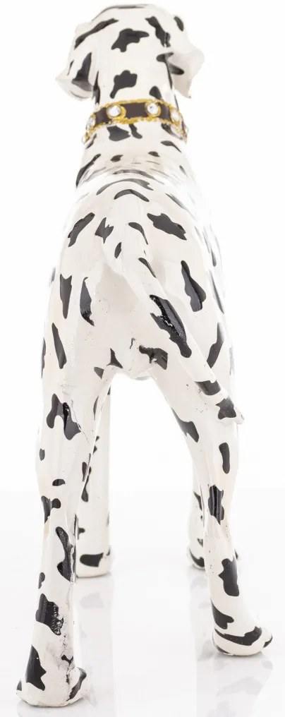 Figura Dalmata Műanyag Fekete, Fehér 29x35x11cm