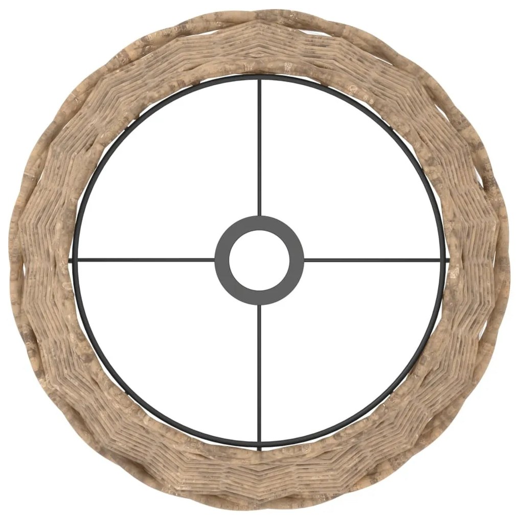 barna fonott lámpaernyő Ø38 x 23 cm