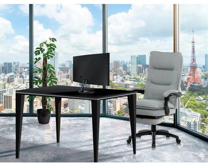 Irodai Forgószék Szinkronmechanizmussal, Ezüst Szövet Kárpittal KA-Y350 SIL