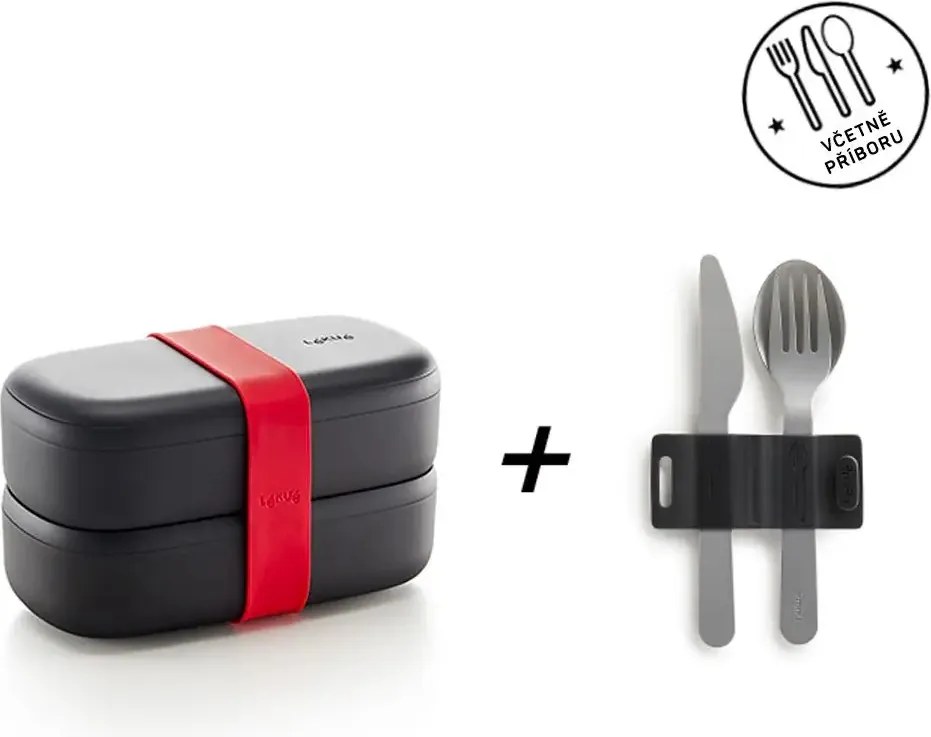 Evőeszközös ebéddoboz, 1000 ml