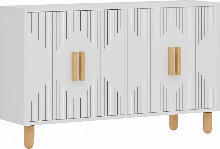 Roger komód, fehér, 120 cm