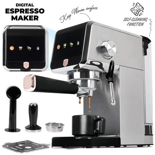 BerlingerHaus Digitális espresso kávéfőző Black Rose Collection BH/9622
