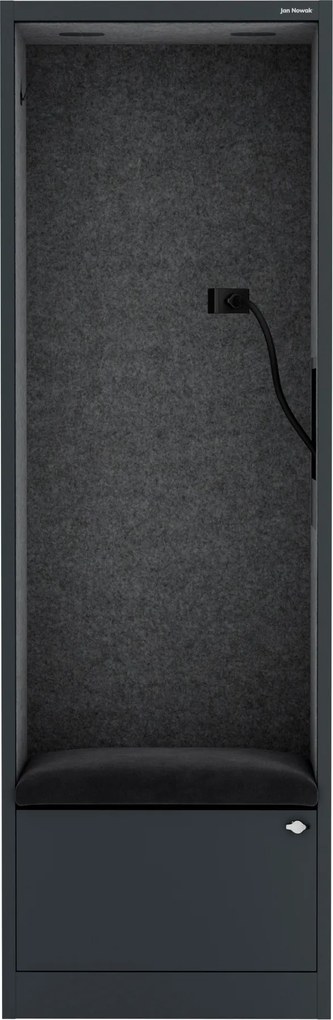 Sally 600mm korpus Antracytowy - siedzisko Ciemnoszary