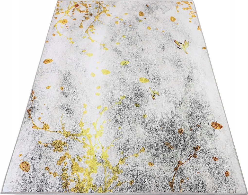 Puha Loft Szőnyeg Arany Nappaliba 120X170 cm