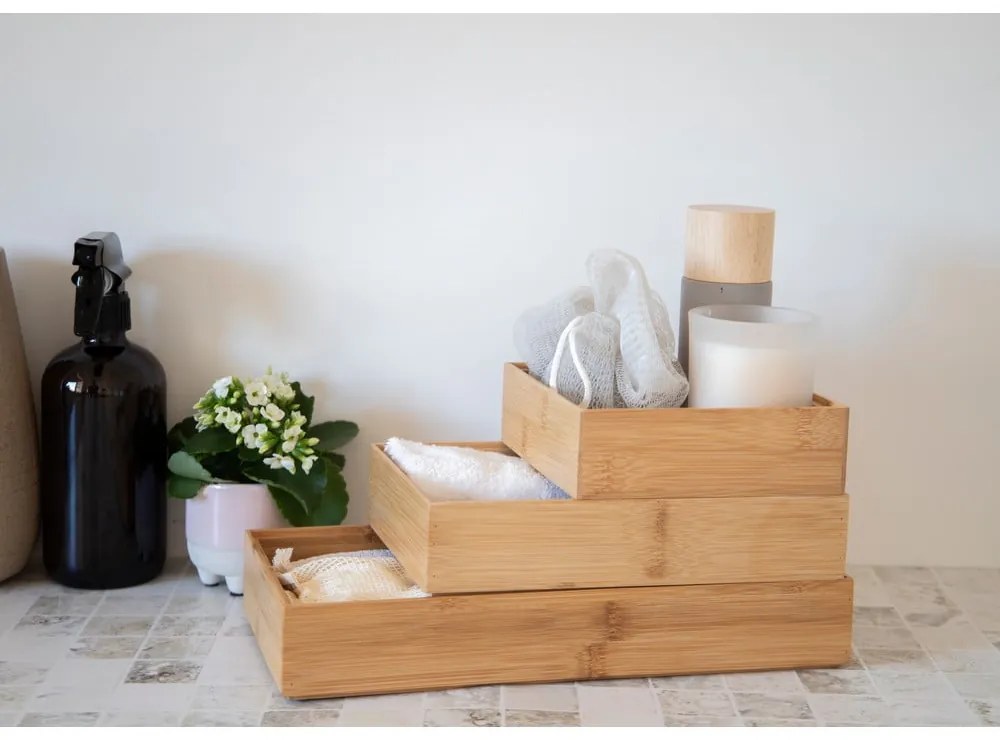 Bambusz fiókrendező szett 3 db-os Copco - Kitchen Craft