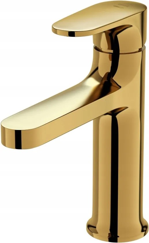 Inverto Függesztett mosdócsaptelep, karos, arany arany kar (S9)