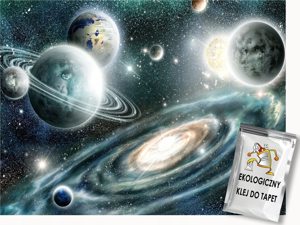 Fotótapéta Flizelina Kozmosz Bolygók Csillagok Orbita Ég 200x140 ragasztó