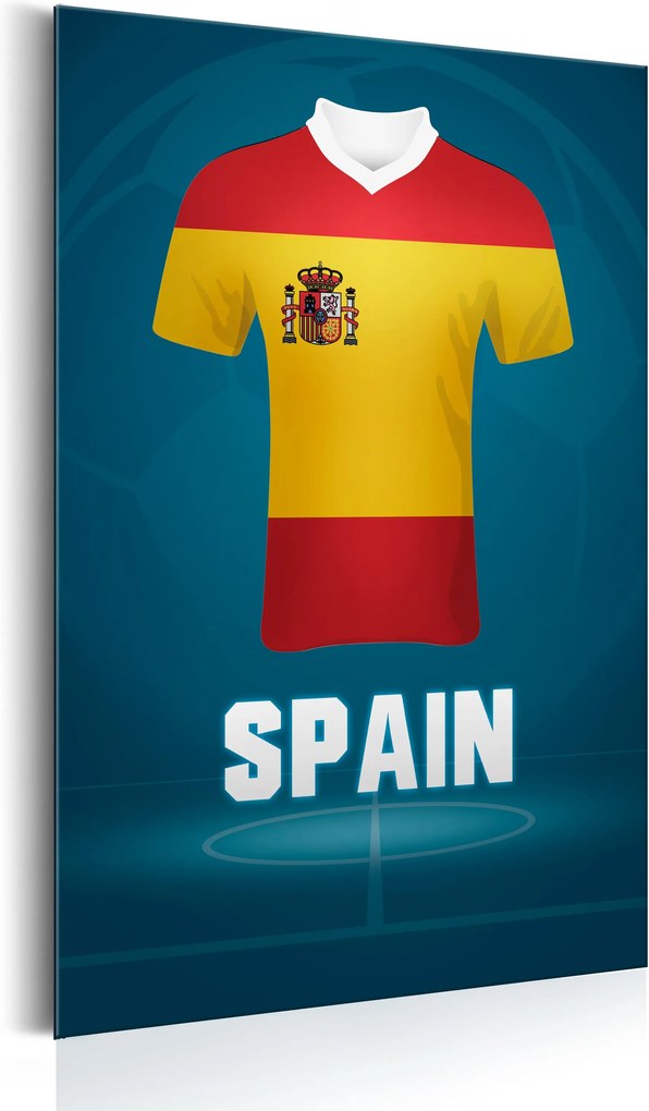 Plakát fémen - Football: Spain [Allplate]