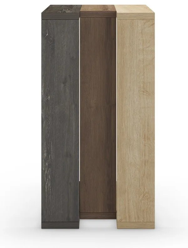 Tárolóasztal tölgyfa dekorral 40x30 cm Macha – Marckeric