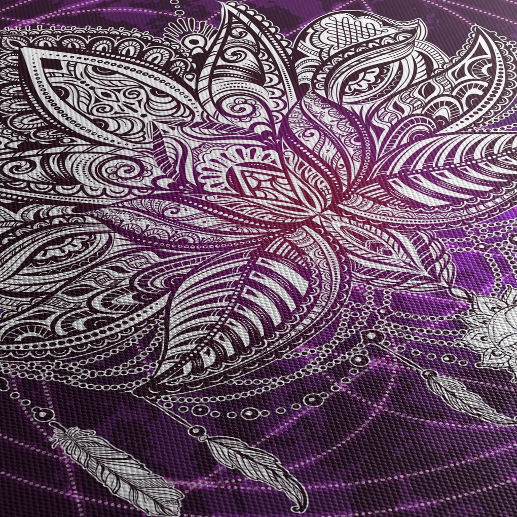 Kép - lótusz (120x50 cm)