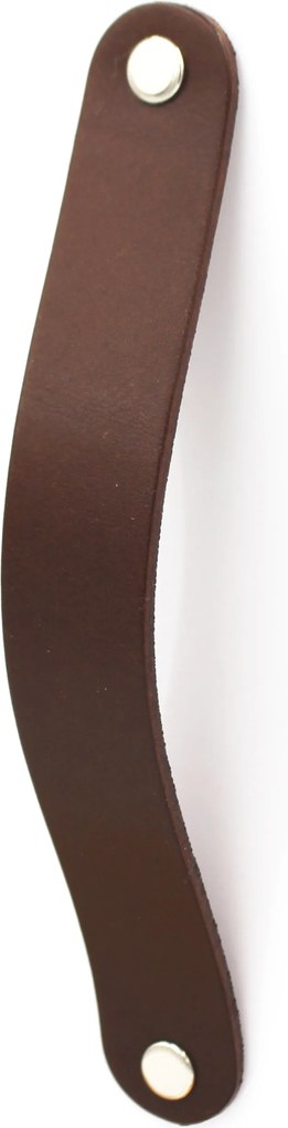 Bőr Bútorfogantyú 160 mm Csokoládébarna konyhabútor tartó