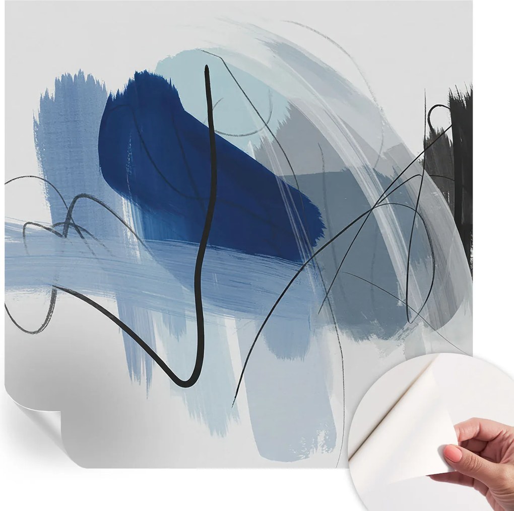 Öntapadós tapéta Falfestmény Prémium Színes absztraktok 250x250 cm