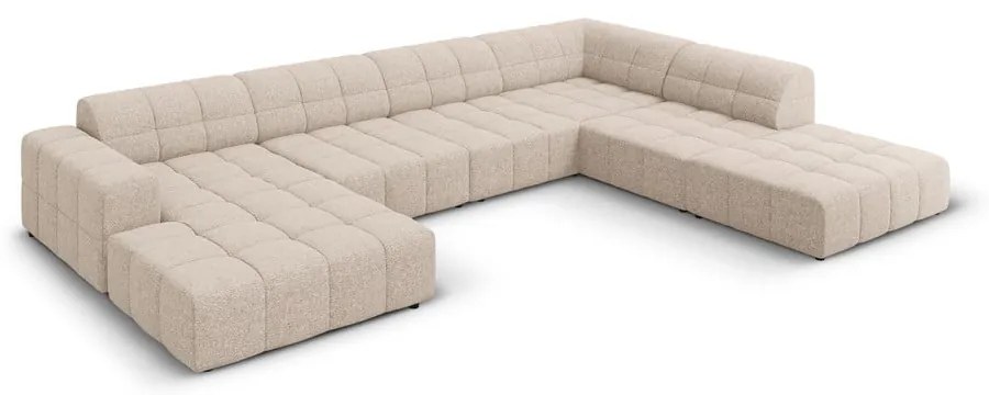 Bézs sarokkanapé (jobb oldali-U alakú) Chicago – Cosmopolitan Design