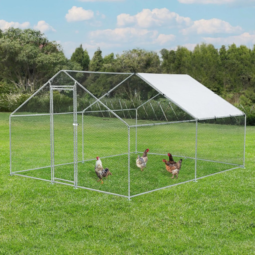 Juskys Kültéri tyúkól - 3x4x2 m