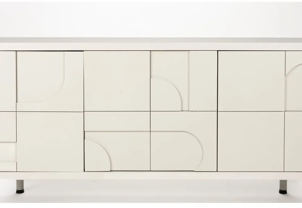 Világosszürke komód 55x120x40 cm Funk – White Label