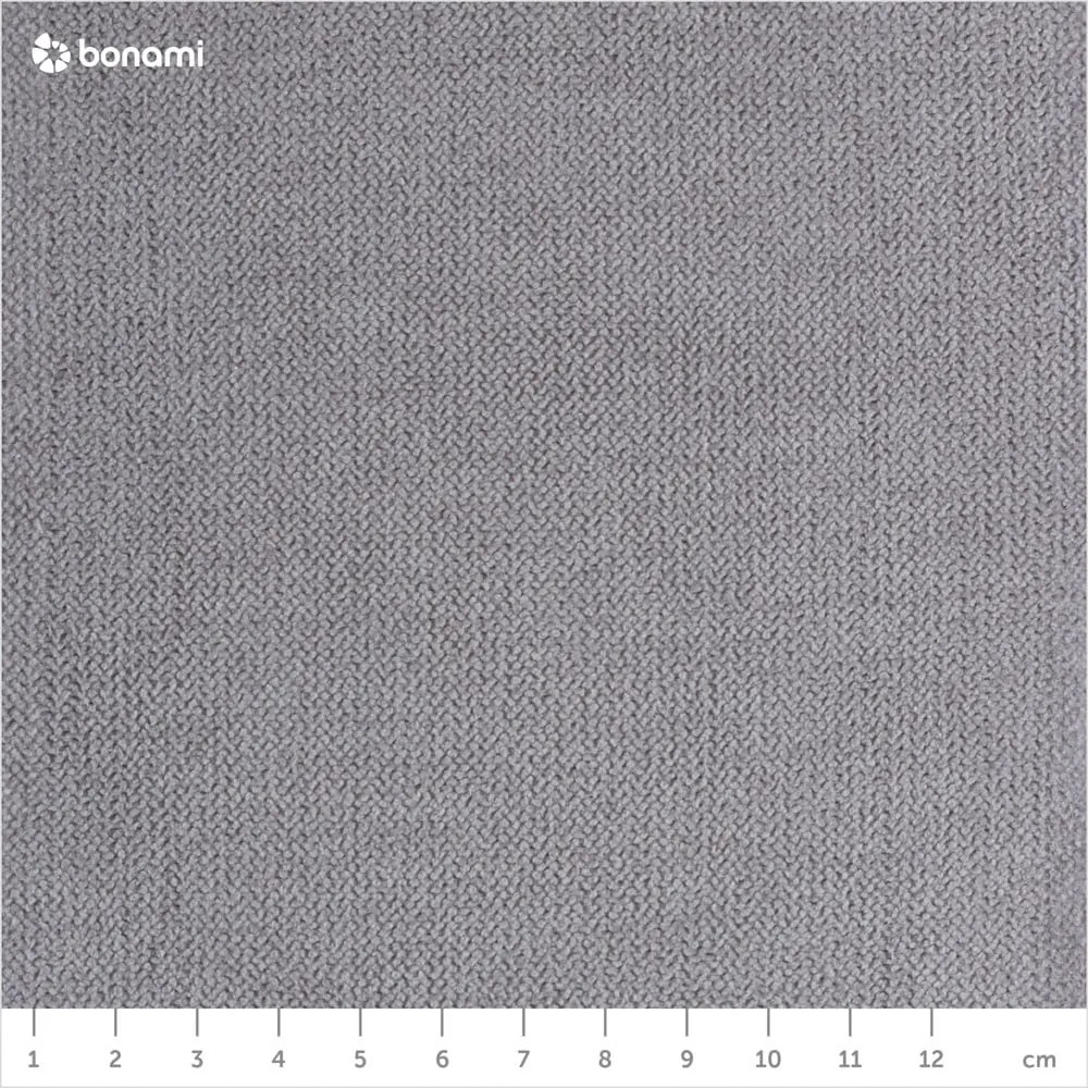 Puzo világosszürke sarokkanapé jobb oldali fekvőfotellel - MESONICA