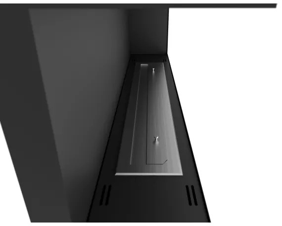 InFire - Sarok BIO kandalló 45x120 cm 3kW fekete