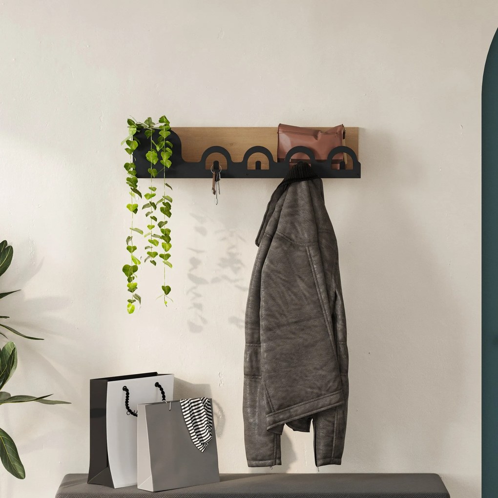 Fali fogas Liora Hanger - Sapphire, Oak