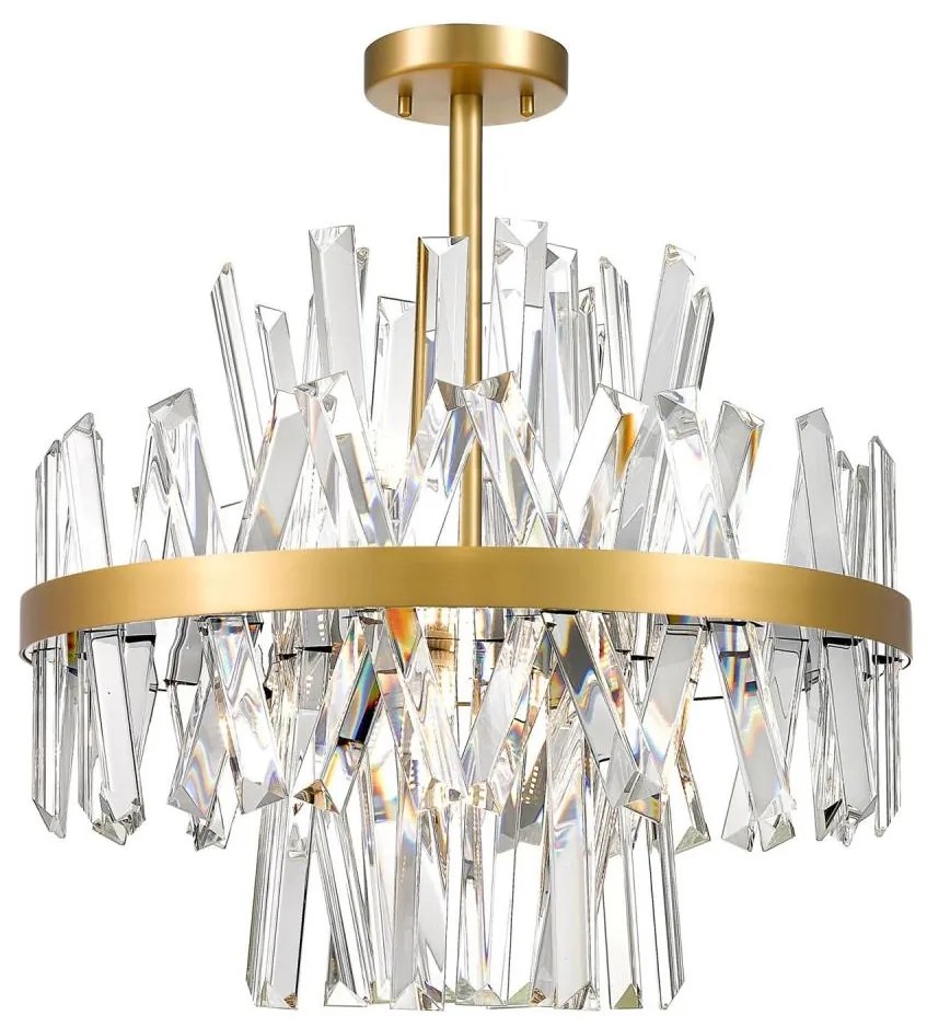 Zuma Line C0567-08C-7GAC - Csillár rúdon CONSTANTINOPLE 8xG9/28W/230V arany