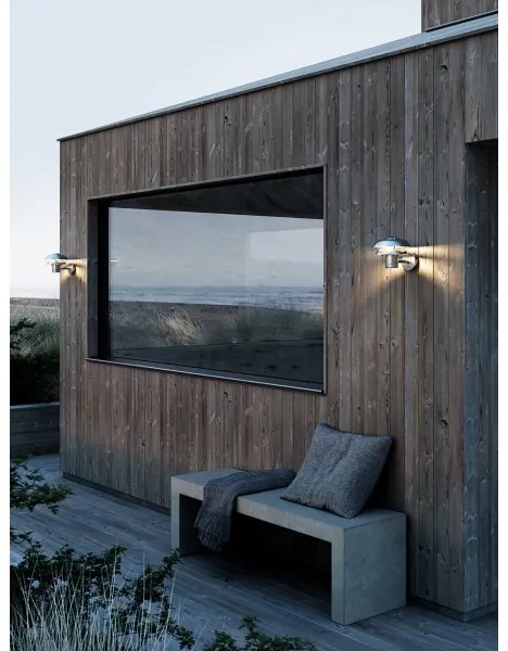 Nordlux - Kültéri fali lámpa KURNOS 1xE14/12W/230V IP54 matt króm