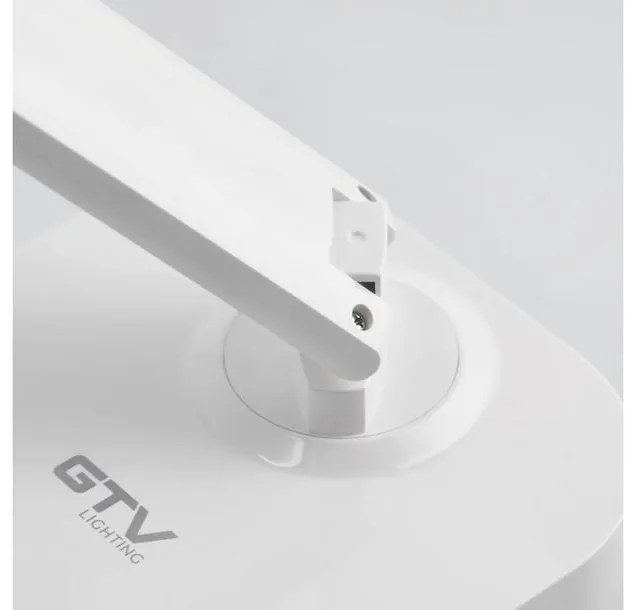 Lámpa Asztali GALE 8W, 550lm, AC220-240V, 5-CCT, 10 fokozatú fényerő, PF>0,5,RA>80, fehér