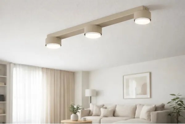 Brilagi - LED spotlámpa MONO 3xGX53/12W/230V bézs