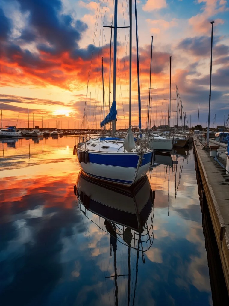 Poszter 60x80cm Naplemente Marina